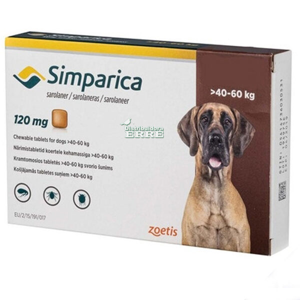 Simparica 120mg (40 a 60kg)