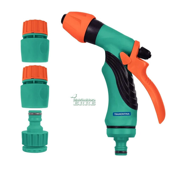 Kit Pistola Riego con Acople Rap 1/2 Tramontina TR78581 610