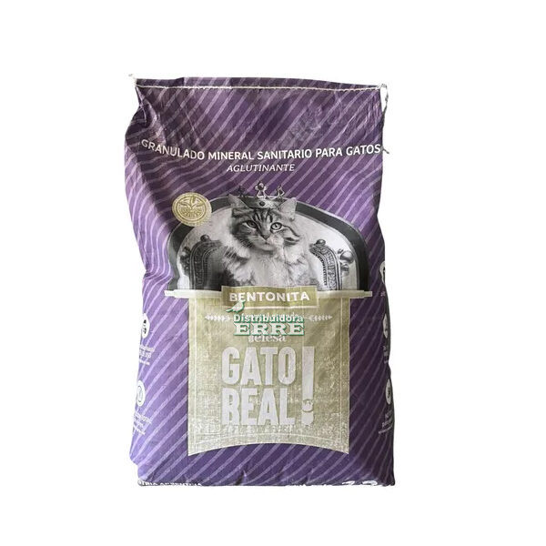 Arena Aglutinante (Bentonita) Gato Real Lavanda x 12kg