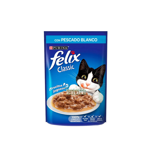 Félix Pouch Pescado Blanco x85g