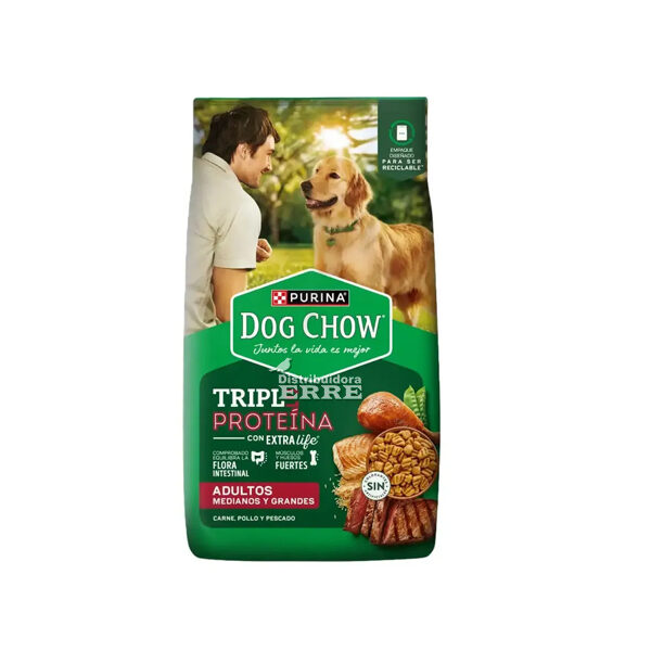 Dog Chow Adulto MyGr Triple Proteina x 20 + 4  k