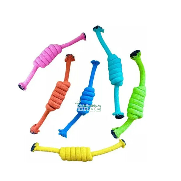 Juguete Soga Resorte Doble Agarre 22 cm (AF 24072)