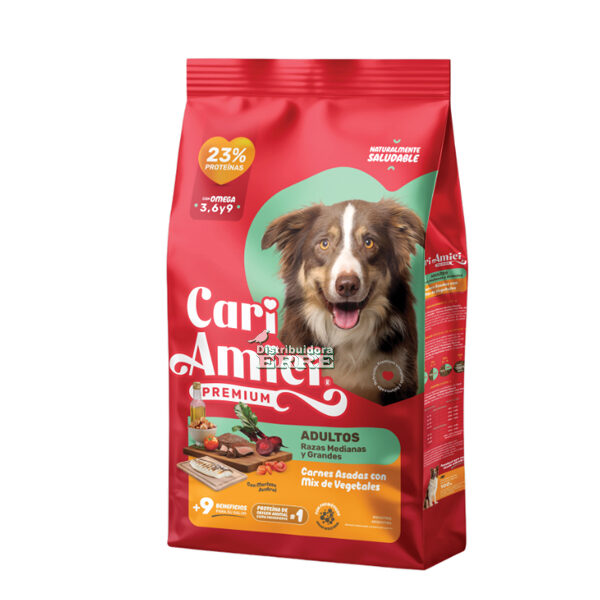 Cari Amici Premium Perro AD Mix x 20 + 2 k.