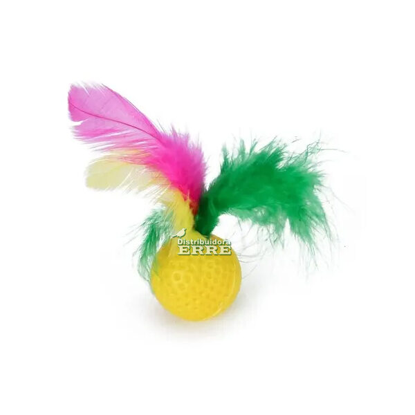 Pelota con Plumas 3,8cm (25715)