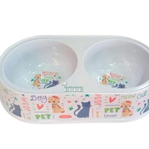 Comed. Doble Melamina Estamp 24,5cm (25819)