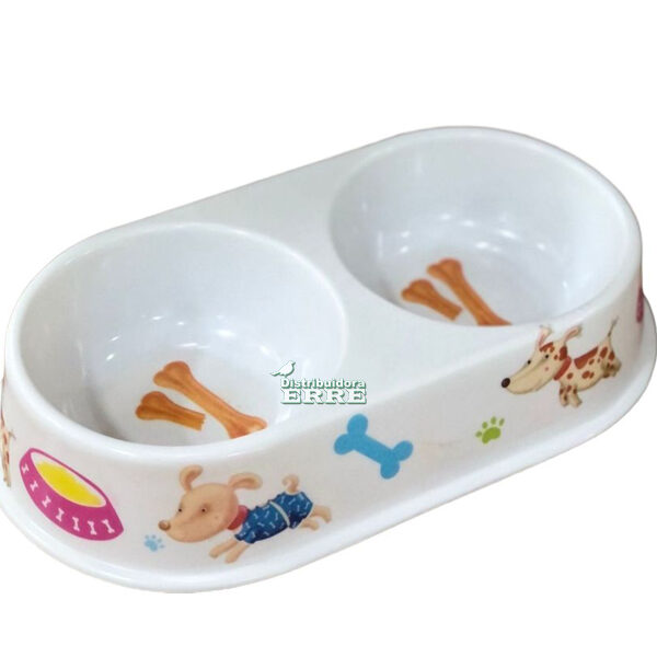 Comed. Doble Melamina Estamp 26,5cm (25820)