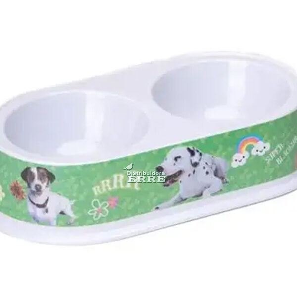Comed. Doble Melamina Estamp 36cm (25823)