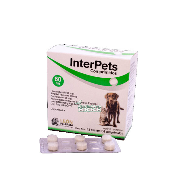 InterPets Comprim. Antiparas caja x 72 c.
